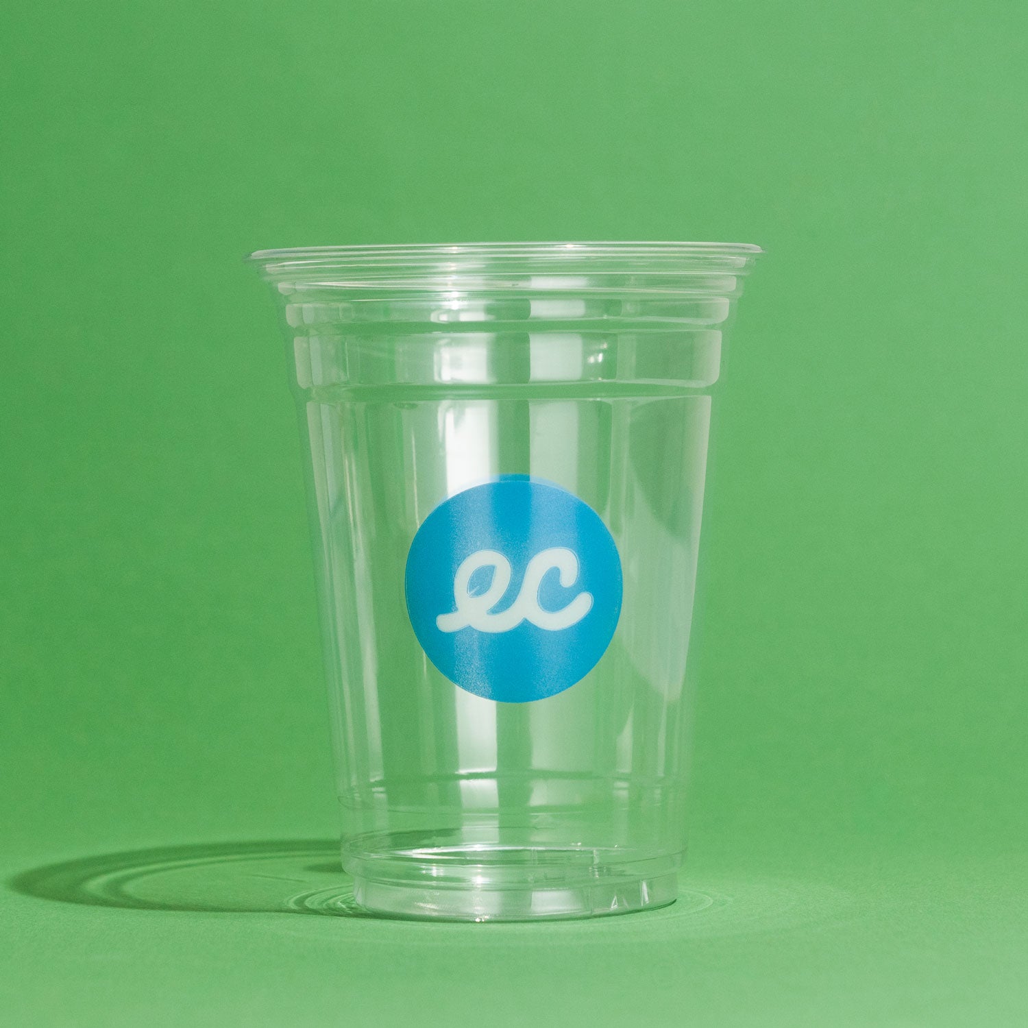 Custom Printed Cups | 16 oz. Soft Sided Clear Cup - Qty: 50