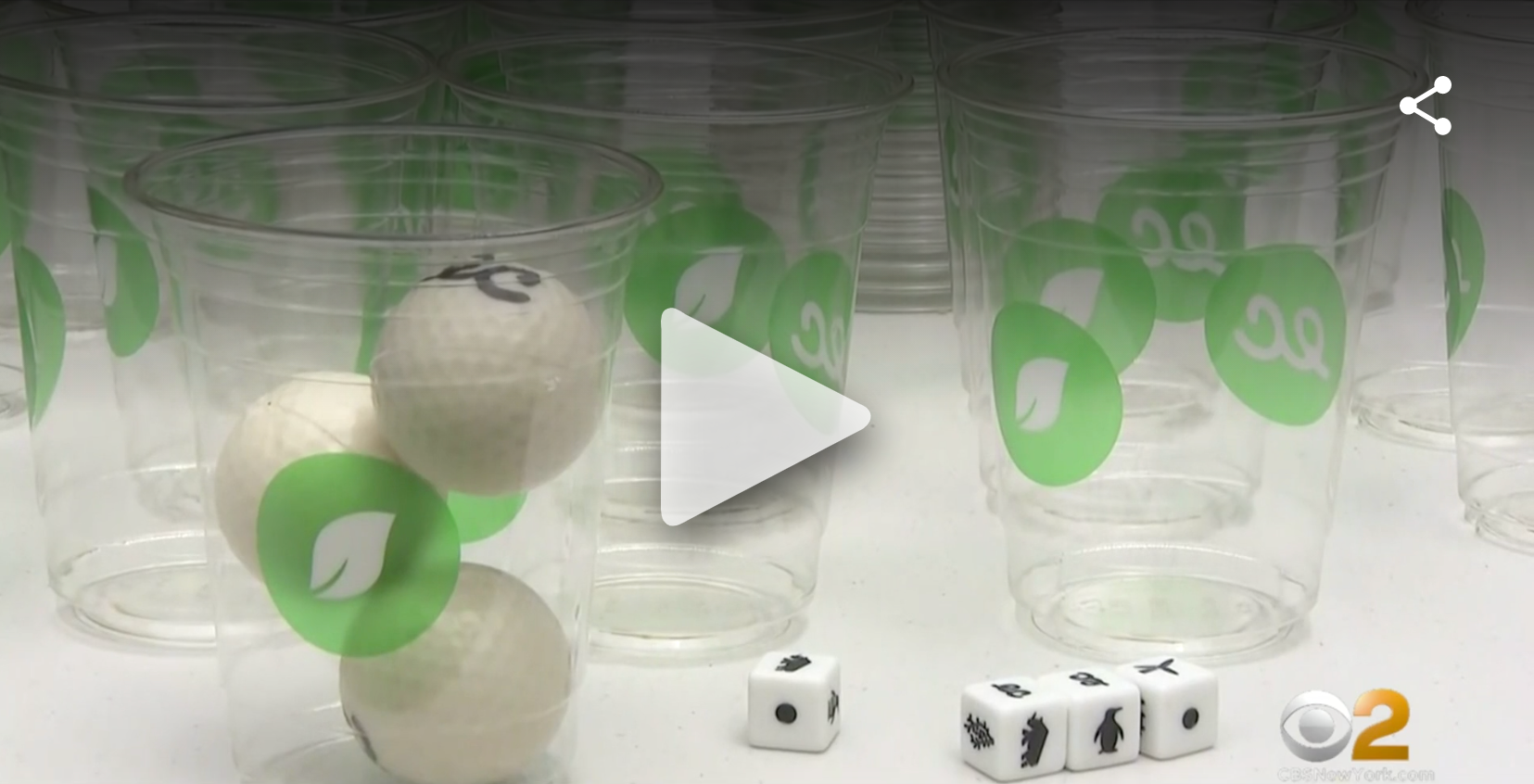 CBS - Earth Cups Takes Aim At Beer Pong And Beyond With Environmentally Friendly Alternative To Most Single-Use Cups