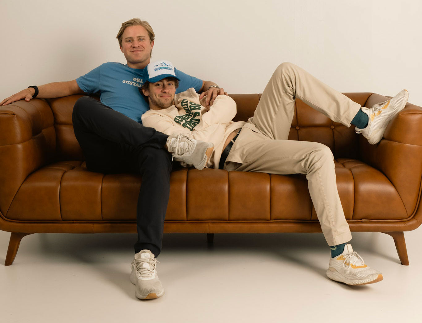 Earth Brands Founders on Couch