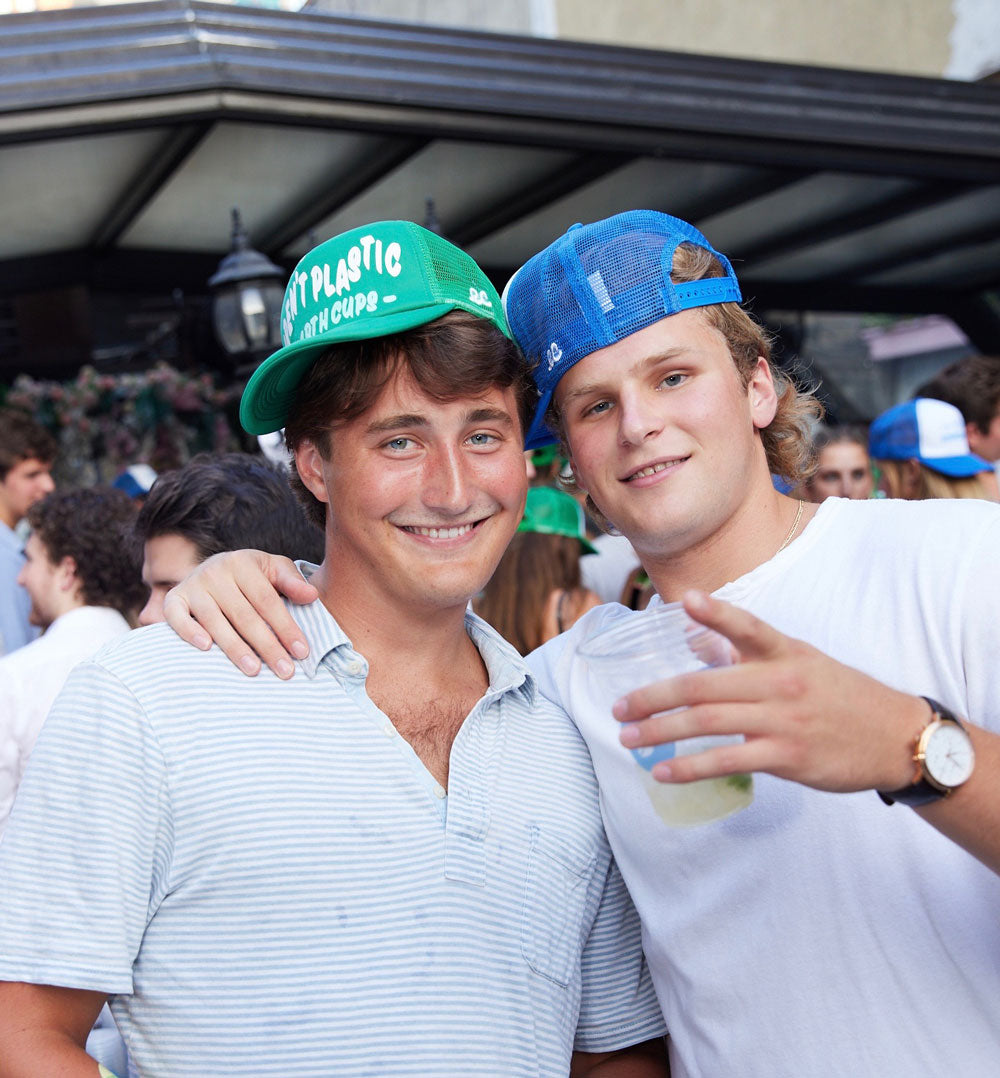Two College Boys at Earth Cups Party